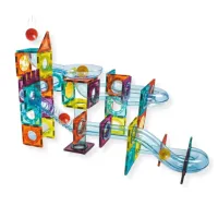 DLA DZIECI KOLOROWE MAGICZNE KLOCKI MAGNETYCZNE