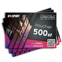 Karta podarunkowa 500 zł K-SPORT