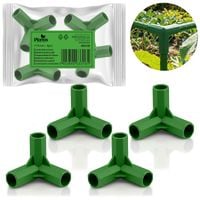 Złączki do tyczek 11mm typu 3 do pomidorów roślin Plonos PL-941 zielone 4szt