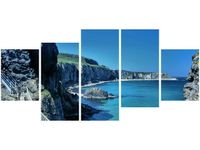 70CM 150CM OBRAZ 5 ELEM WIDOK MOSTU CARRICK-A-REDE ŚCIENNY