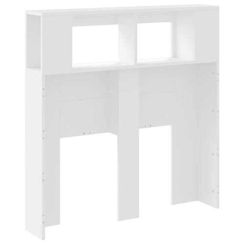 Wezgłowie łóżka z LED, białe, 100x18,5x103,5 cm na Arena.pl