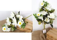 bukiet MARGARETKA wys. 56 cm (główka 13 i 6 cm) BIAŁA WMD-1572A