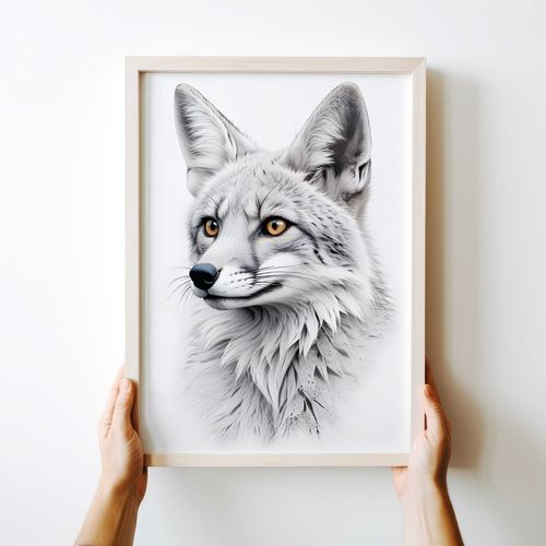 Plakat lis szkic 50x70 cm na Arena.pl