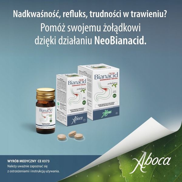 Neo Bianacid Zgaga Refluks Niestrawność 45 tabl zdjęcie 3