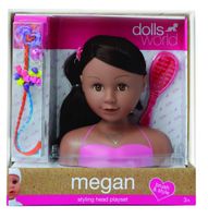 DOLLS WORLD 08731 GLOWA DO STYLIZACJI MEGAN Z AKC