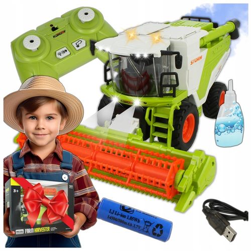 Kombajn Zdalnie Sterowany Pilot R/C Traktor Generator DYMU Światła Dźwięk na Arena.pl