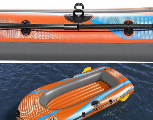 Ponton Dmuchany 3os.KONDOR Elite 3000 zestaw POMPKA WIOSŁA Bestawy 61145 na Arena.pl