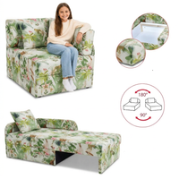 Łóżko dziecięce sofa kanapa tropikalne liście wzory Denis Family Meble