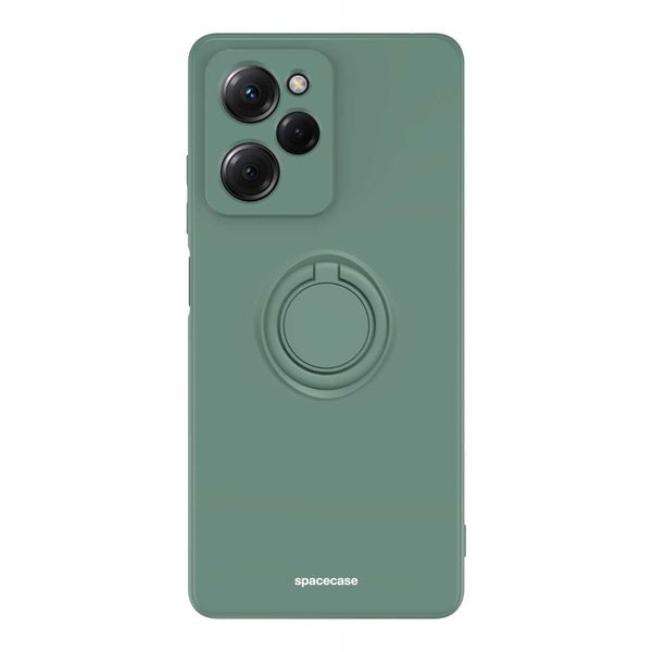 Spacecase Silicone Ring Poco X5 Pro 5G Dark Green zdjęcie 7