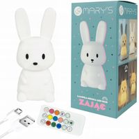 MARY'S LAMPKA NOCNA DZIECIĘCA LED MAŁY KRÓLIK WIELOKOLOROWY USB WIELKANOC