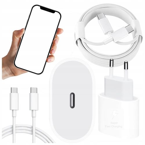 SZYBKA ŁADOWARKA USB-C 25W +KABEL 1,5M do IPHONE 15 16 16Pro Plus Pro Max na Arena.pl
