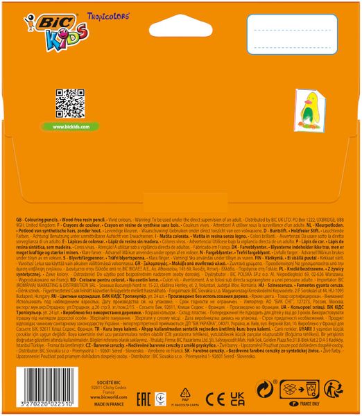 kredki bic 24kol. tropicolors2 2510 zdjęcie 4