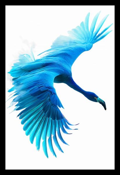 Plakat 20x30cm Błękitny Lot zdjęcie 2