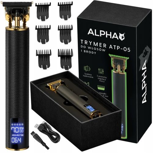 Trymer do Brody Alpha - Maszynka do Strzyżenia i Golenia Włosów i na Arena.pl