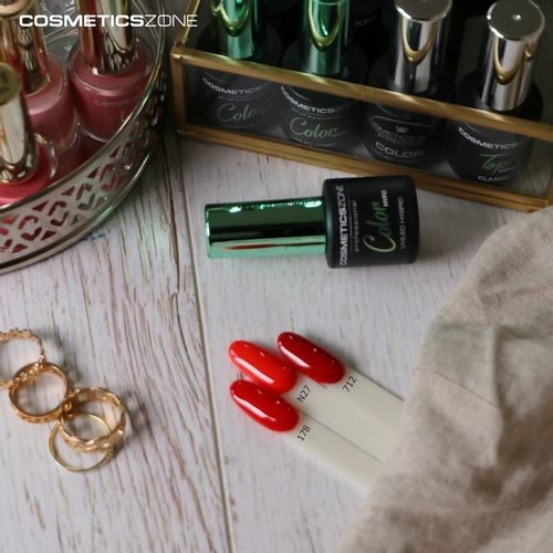 Cosmetics Zone Lakier hybrydowy hipoalergiczny czerwony 7ml – N27 na Arena.pl
