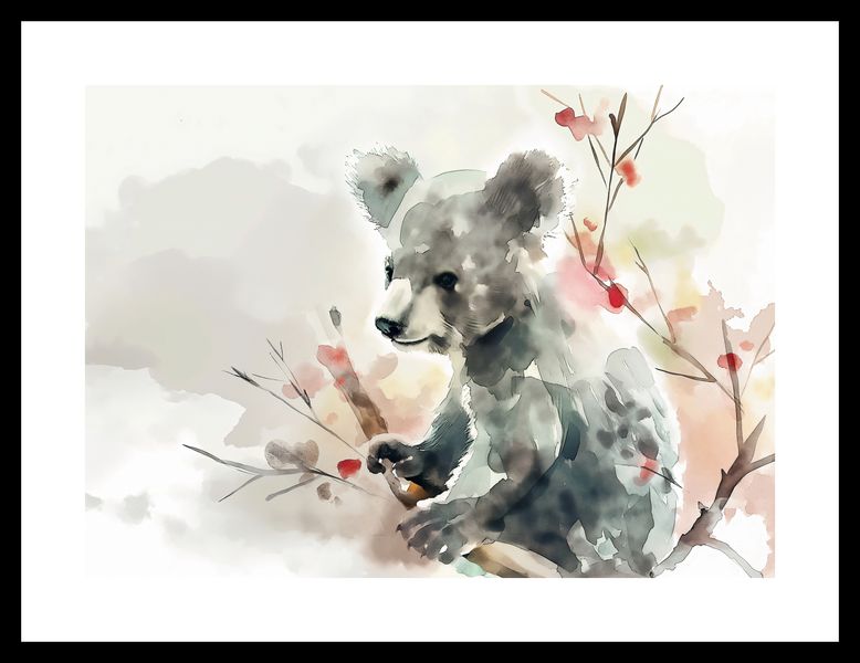Plakat 35x25cm Akwarelowa Koala zdjęcie 3
