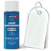 lakier samochodowy spray audi ly9c ibis white biały 400ml