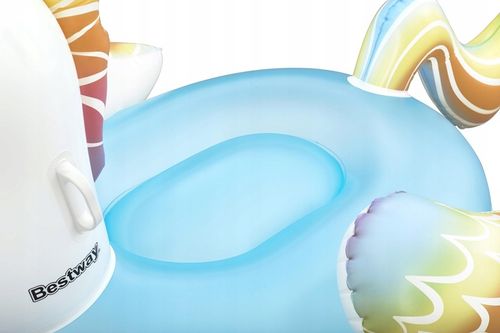 41114 Dmuchany JEDNOROŻEC materac 1,55 mx1,19 CM DLA DZIECI UCHWYTY BESTWAY na Arena.pl