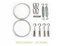 ŻAGIEL ROZSUWANY ZESTAW DO MONTAŻU W MURZE 2 LINKI