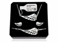 Komplet biżuterii Skrzydła Wings Celebrytki Srebro