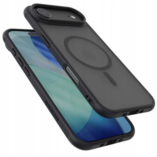 Spacecase Hybrid Mag Iphone 17 Air Black zdjęcie 3