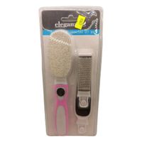 zestaw do pedicure różowy