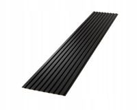Lamele ścienne na płycie HDF - 275 cm x 40,5 cm - CZARNY 905