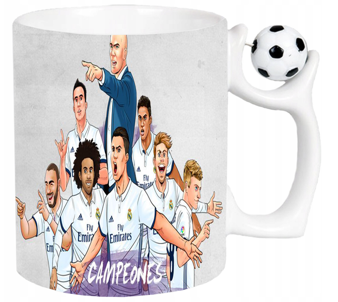 Kubek z piłką dla Fana Real Madryt zdjęcie 2