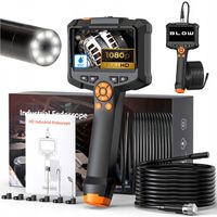 KAMERA INSPEKCYJNA WARSZTATOWA ENDOSKOP 5M FULL HD LCD do RUR SILNIKA LED