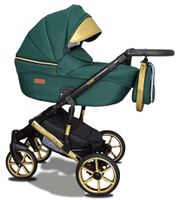 Wózek Dziecięcy Gold Uczio 2w1 Adaptery Maxi Cosi Cybex Aton I Size