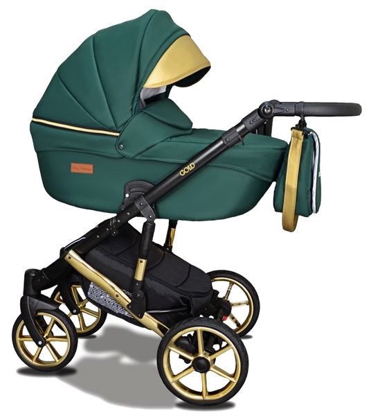 Wózek Dziecięcy Gold Uczio 2w1 Adaptery Maxi Cosi Cybex Aton I Size zdjęcie 1