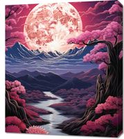 Obraz 60x70cm Różowa Kraina Marzeń