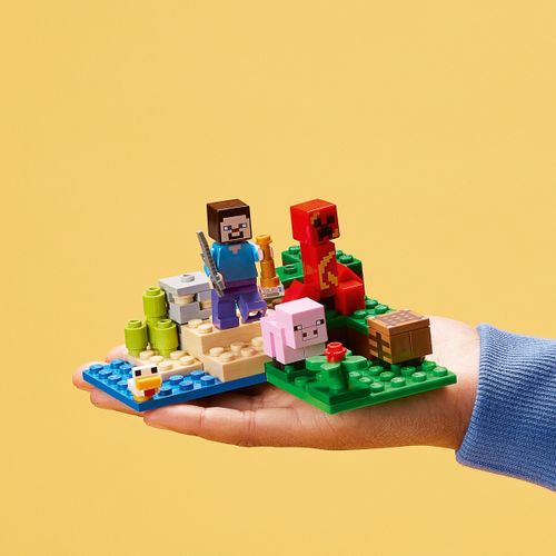 Klocki Minecraft 21177 Zasadzka Creepera na Arena.pl