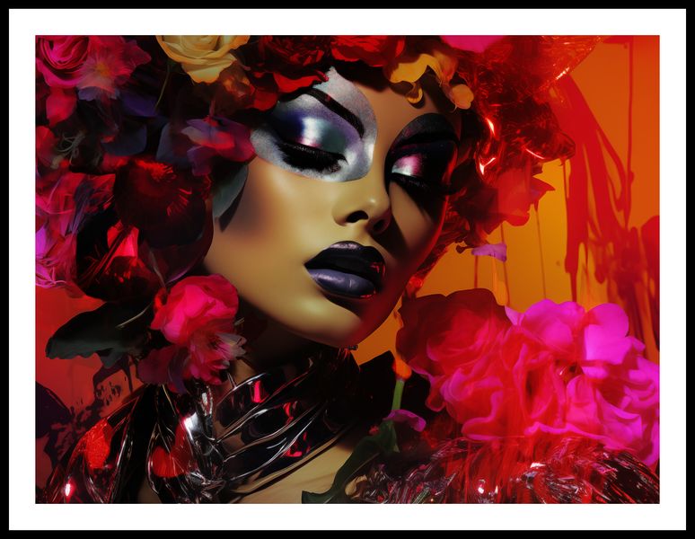 Plakat 80x60cm Kwiecista Diva zdjęcie 3