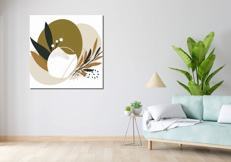 Obraz 100x100cm Botaniczna Esencja zdjęcie 2