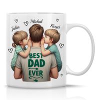 Prezent Dla Taty Na Dzień Ojca Kubek Z Dziećmi Z Imieniem Upominek