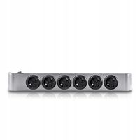 Listwa zasilająca Oehlbach Powersocket 505 6 Gniazd 1,5m USB Czarna