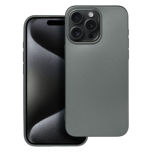 Futerał METALLIC do IPHONE 15 Pro Max szary zdjęcie 1
