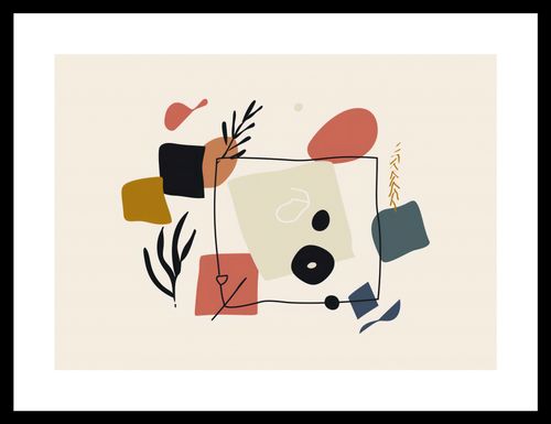 Plakat 35x25cm Abstrakcyjny Dialog na Arena.pl