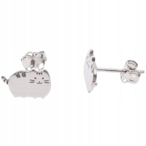 Kolczyki srebrne kot z bajki, kotek , Srebro925 na Arena.pl