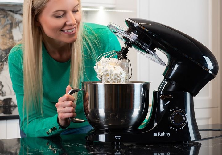 Robot Kuchenny Planetarny Mikser Zestaw Misa 6,2l Wielofunkcyjny 2200W zdjęcie 13