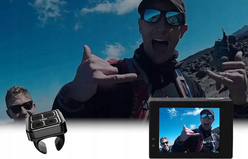 funkcjonalny pilot sj smart bluetooth sjcam sj6pro 10m zdjęcie 2