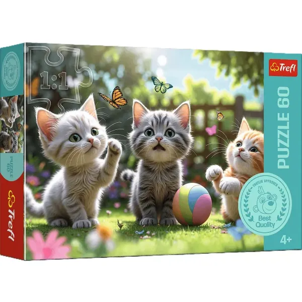 Puzzle 60 Trzy Kociaki 17412 zdjęcie 1