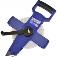 Miara zwijana geodezyjna GEKO G01476 50 m taśma fiberglass terenowa