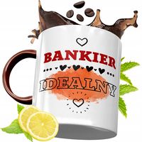 Kubek Bordowy Dla Bankiera Na Urodziny Prezent Z Nadrukiem Ze Zdjęciem