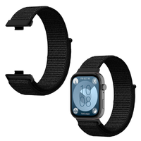 Pasek do Huawei Watch Fit 3 / 4 / 4 Pro nylon opaska zegarek trwały czarny