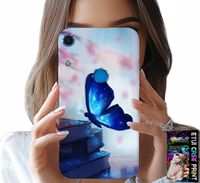 ETUI DO HUAWEI Y6S - NIEBIESKI MOTYLEK, MOTYL, DAMSKIE WZORY