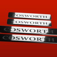 Listwa progowa FORD ESCORT MK6 COSWORTH Stal nierdzewna 304 połysk 4szt