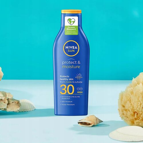 Balsam Nawilżający do Opalania NIVEA SUN Protect & Moisture SPF 30 200 ml na Arena.pl