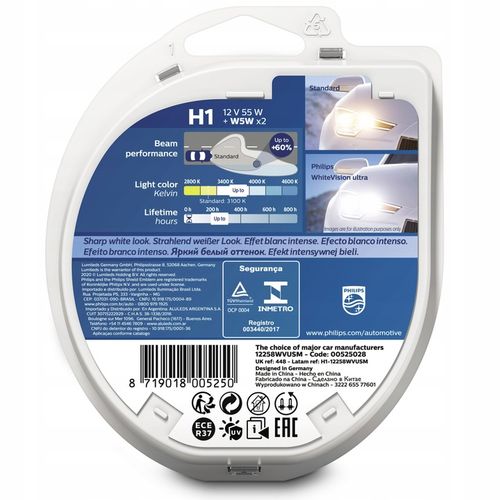 Philips Żarówki H1 White Vision Ultra 12/55 na Arena.pl
